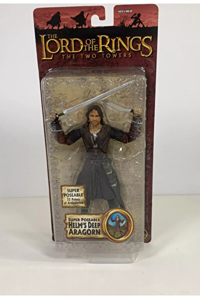 kürkçü Toy Biz HELMS DEEP ARAGORN - Lord Of The Rings The Two Towers