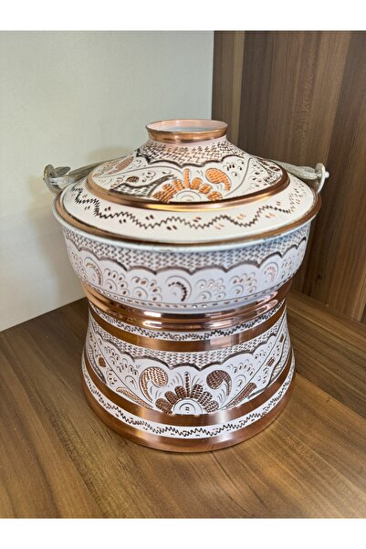 Home Bakır Bakraç Erzincan İl İşlemesi 5 Litre Yoğurt Mayalama Saklama