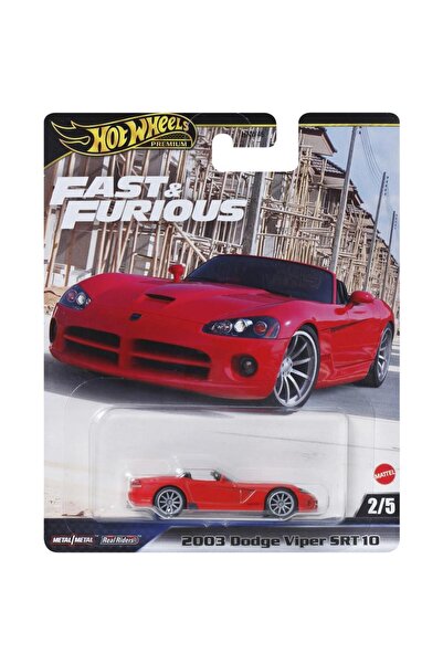 HOT WHEELS Fast and Furious 2003 Dodge Viper SRT 10 2/5 Model Araba
