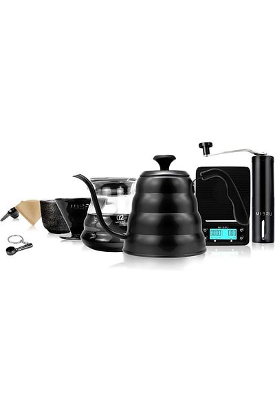 MIBRU V60 Coffee Drip Kit Drip Set 9 Pieces Specialty Coffee Set
