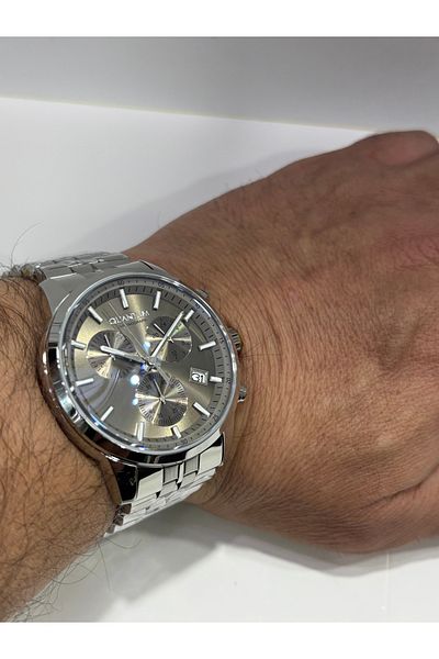 Quantum Smoked Dial Povertech Special Series 100% Steel Chorograph İ 100 m 45 mm