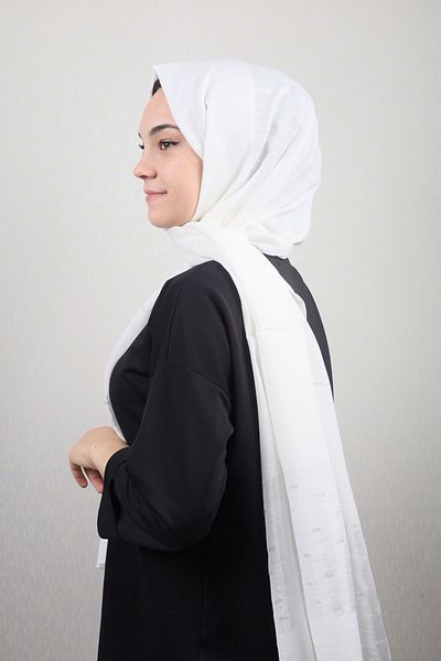 Minelli Exclusive Organized Tulle Shawl - Pattern-01 - Color-02