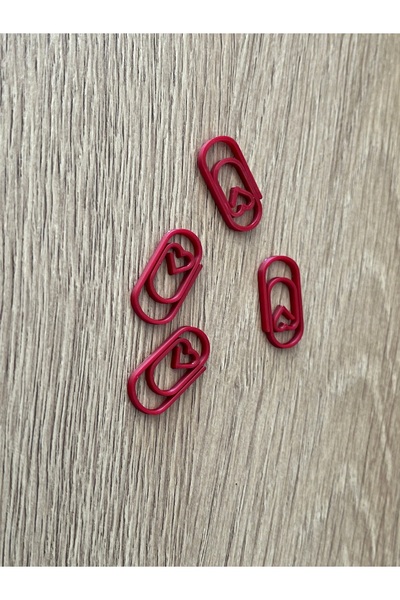 Nekt Design Bordo Renkli Kalpli Ataş 50'lı Paket