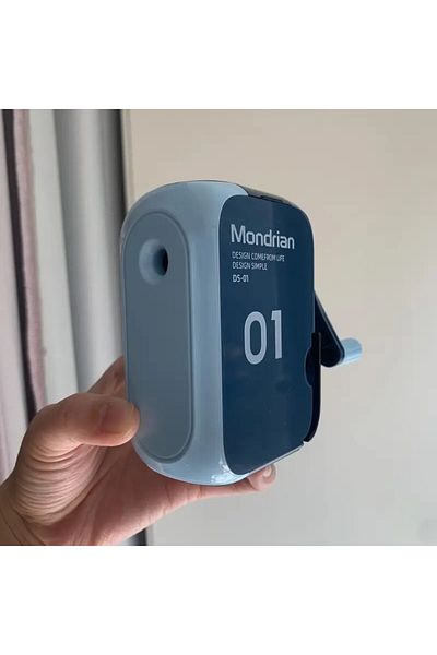 Deli Pencil Sharpener Sleeve Desktop with File Apparatus