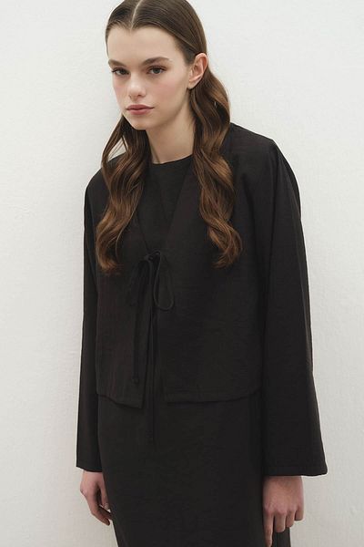 Hooopstore Lora Black Suit with Cardigan