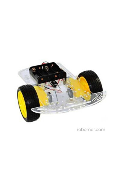 Genel Markalar 2WD Çok Amaçlı Mobil Robot Platformu - Şeffaf