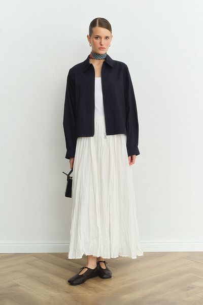 Hooopstore Λευκή φούστα Boho Crash