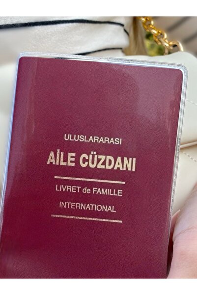 Gempo Şeffaf Uluslararası Aile Cüzdanı Kılıfı – Dayanıklı ve Koruyucu Evlinderme Cüzdanı Kılıfı