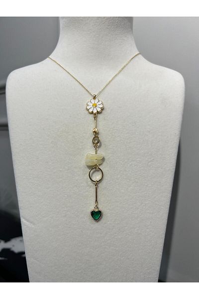 Store Steel Long Design Low-Cut Necklace