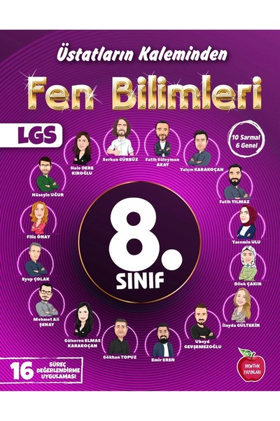 Newton Yayınları Newton 8.Sınıf Fen Bilimleri Üstatların Kaleminden Yıllık 16...