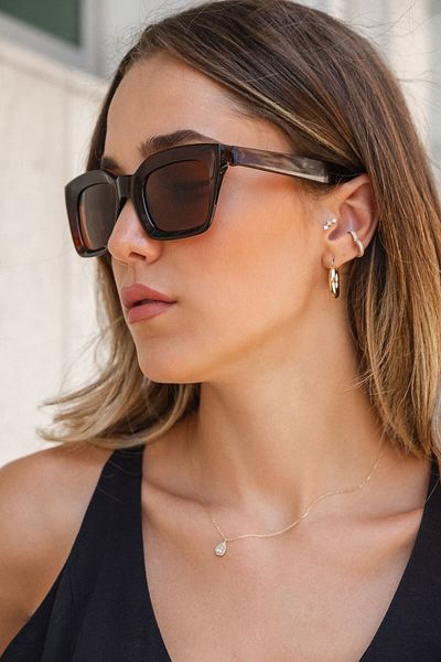 Monvago Mv 1025-1 Brown Women's Sunglasses