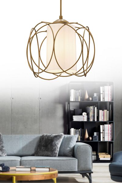 Trend Kitchen Olympicum White Mica Glass Living Room, Kitchen, Living Room and Lighting