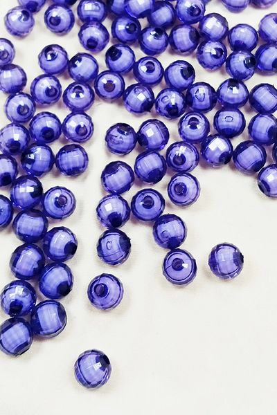 Skygo World Beads Brățară cu mărgele interioare Mărgele pentru geantă 10 mm 50 gr Magenta - BNC461