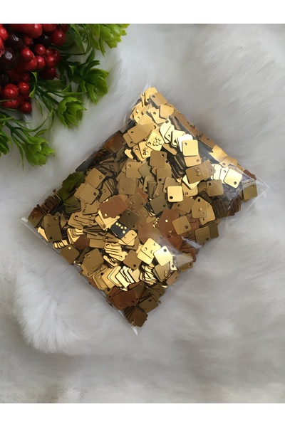 pulsan 50gr Kare Yazma Oya Pulu gold