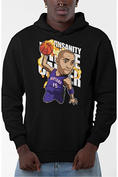 Fuddy Moda Унісекс Світшот з капюшоном і принтом Вінса Картера, оверсайз худі...