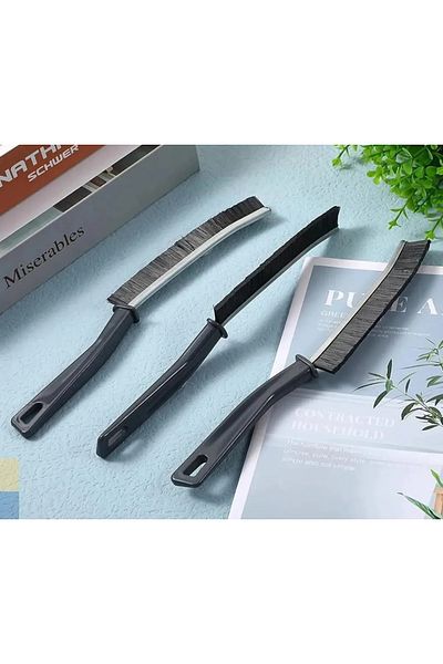 NEHAN 3Pcs Multipurpose Fine Cleaning Brush Joint Inter Bathroom Kitchen Cleaning Brush