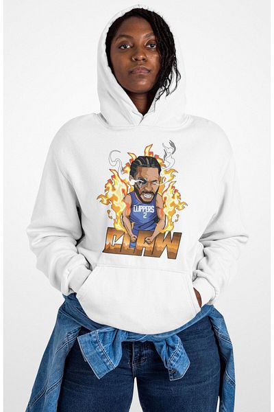 Fuddy Moda Φούτερ με κουκούλα Unisex Kawhi Leonard, Φούτερ με κουκούλα με θέμα μπάσκετ