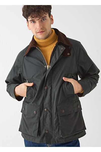 Stuf Co Stuf&Co  /Barn Yağlı Ceket Sage Green (Yeşil) / Barn Wax Jacket/  Bar...