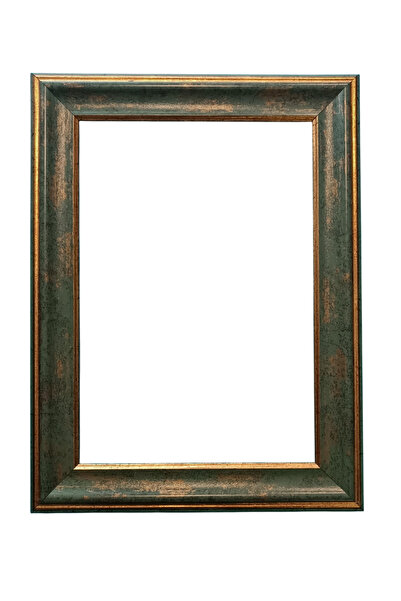 aylahobisanat A4 Belge Sertifika Diploma Çerçevesi 21x30 yeşil gold eskitme G...