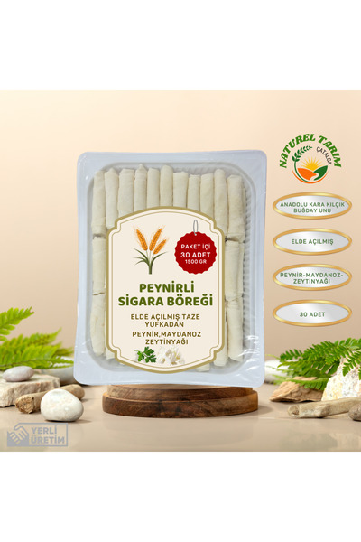 NATUREL PATATESLİ SİGARA BÖREĞİ ( ANADOLU KARAKILÇIK BUĞDAY UNU YUFKASINDAN )