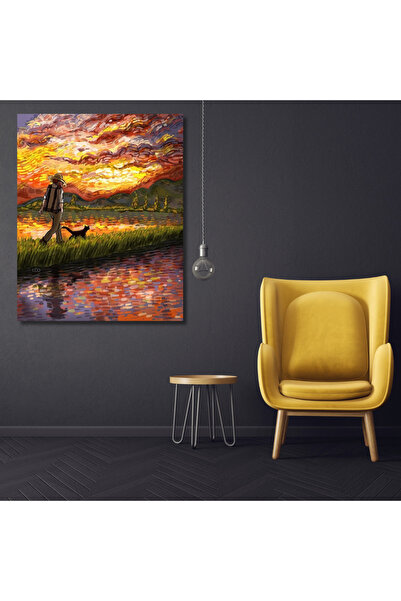 LİLYHOBBYLAND Sayılarla Boyama Hobi Seti (Renkli Baskılı Çerçeveli) 40x50 cm:...