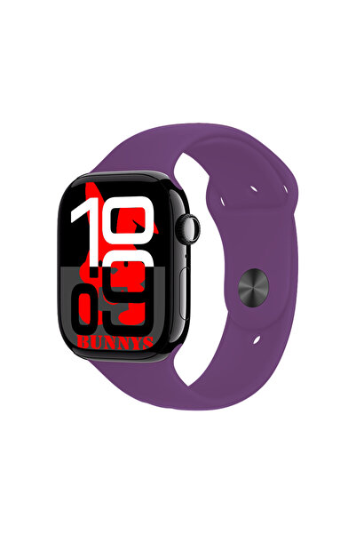 Bunnys Apple iPhone 15 Plus Uyumlu Mor Akıllı Saat Watch10 2025 Hediyeli AMOL...