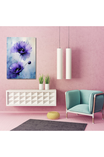 LİLYHOBBYLAND Sayılarla Boyama Renkli Baskılı Hobi Seti (Çerçeveli) 35x50 cm:...