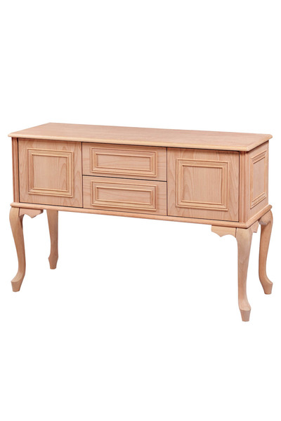 Mobilya Baba Çorlu 130 Luk Dolaplı Konsol Cilasız Ham Ahşap