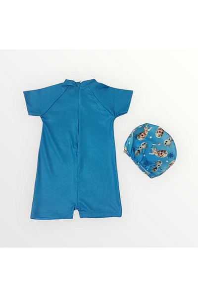 Arya Nisa Kids Set de costum de baie pentru fetiță, cu imprimeu Frozen