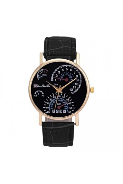 emresaat Otomobil Göstergesi Tasarımlı Şık Kol Saati