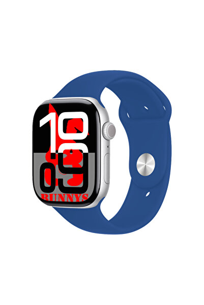 Bunnys Apple iPhone 11 Pro Max Uyumlu Mavi Akıllı Saat Watch10 2025 Hediyeli ...
