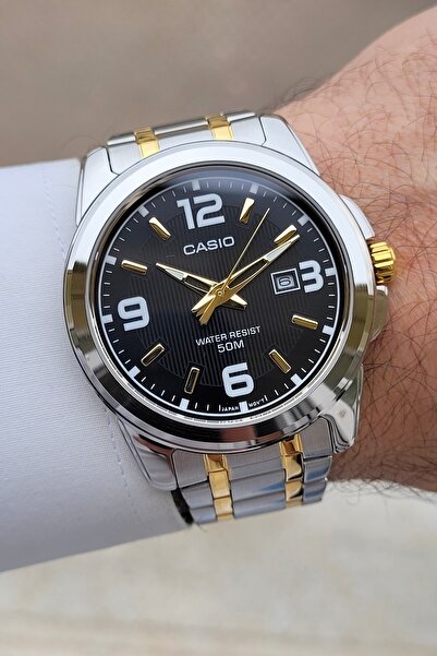 Casio Yellow Gray Color Guaranteed Men's Wristwatch