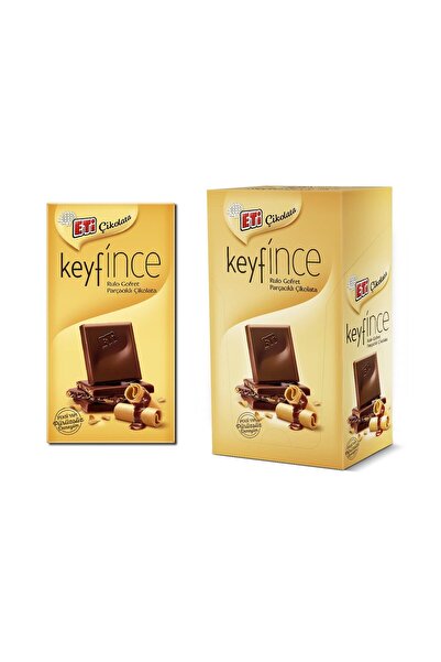 Eti Keyif Ince Rulo Gofret Parçacıklı Çikolata - 27 gr - 12 Adet