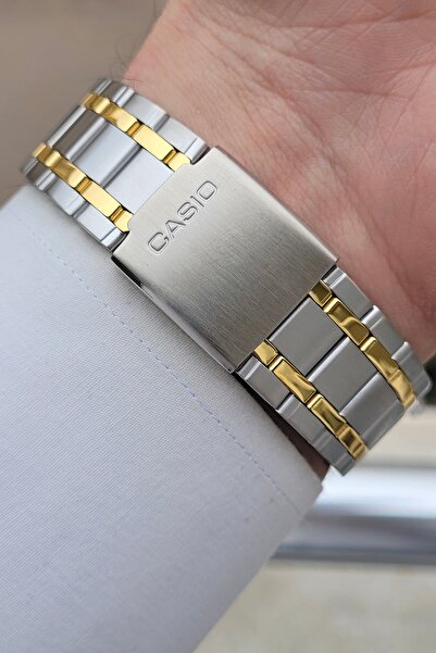 Casio Yellow Gray Color Guaranteed Men's Wristwatch