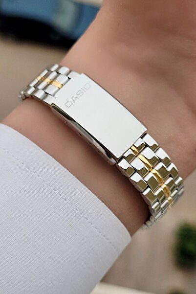Casio Sarı Gri Renk Garantili Kadın Kol Saati