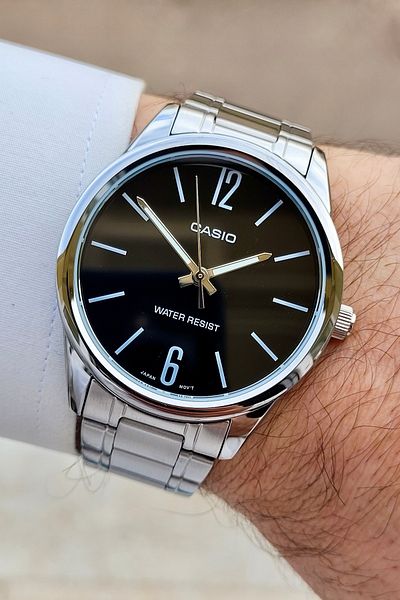 Casio Black Dial Black Cord Gray Color Luxury Guaranteed Men's Wristwatch