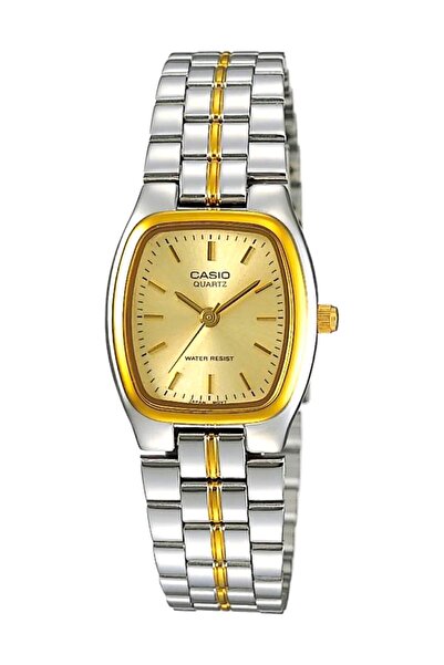Casio Sarı Gri Renk Garantili Kadın Kol Saati