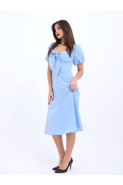 ARZTEKNOLOJİ فستان إيدوليكا 5948 - أزرق