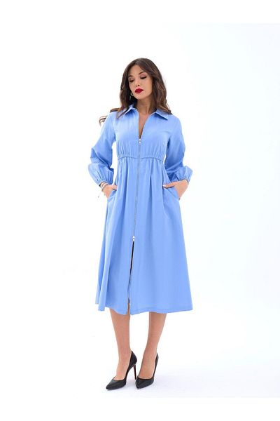 leyla sanat sanata yeni bir bakış açısı Leyla Art a New Perspective on Art 6966 Dress-Dark Blue