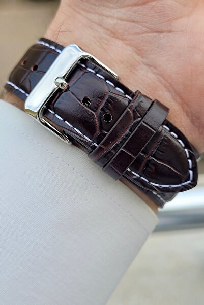 Casio Deri Kordon Gümüş Renk Erkek Kol Saati