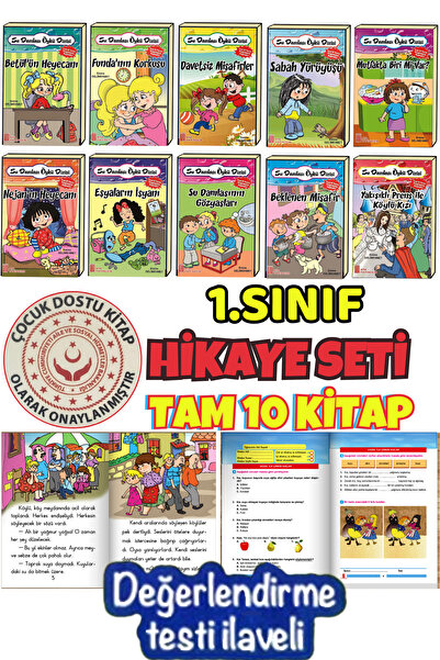 Ata Yayıncılık 1.sınıflar Için Su Damlası Öykü Dizisi (10 KİTAP) Okuduğunu An...
