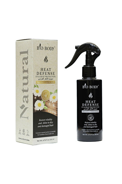 BIO body بخاخ للحماية من الحرارة بزيت الخروع الاسود الجامايكي من بتقنية كورية