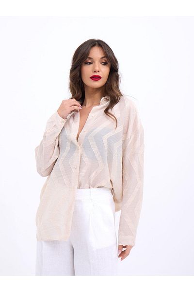 Leyaa Shirt - Beige - Comfort
