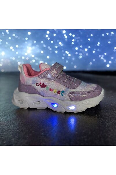 Genel Markalar One Çocuk Unisex Ortopedik Snakers Işılklı(Lambalı)Spor Ayakkabı
