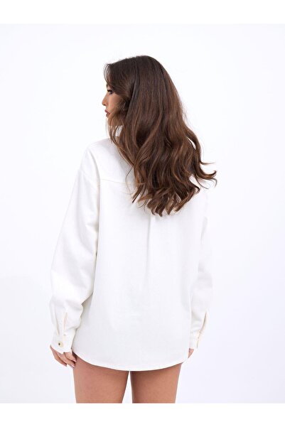 Kokosh moda DRESSIFY ΓΥΝΑΙΚΕΙΑ ΜΟΔΑ 6956 ΠΟΥΚΑΜΙΣΟ-ΛΕΥΚΟ