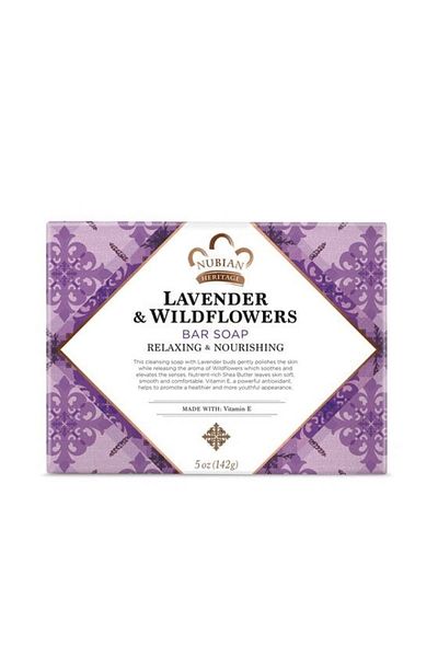 Nubian Heritage Nubian Heritage Lavender & Wildflower Soap - 142g