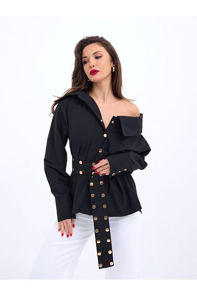 modaserdem 6493 Shirt-Black