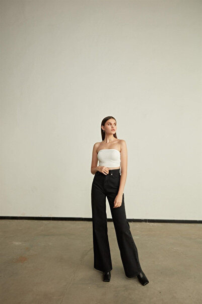 aideen TommyTom (Love) My Liza 90's Brav Black قماش قابل للتمدد جينز فضفاض ذو...