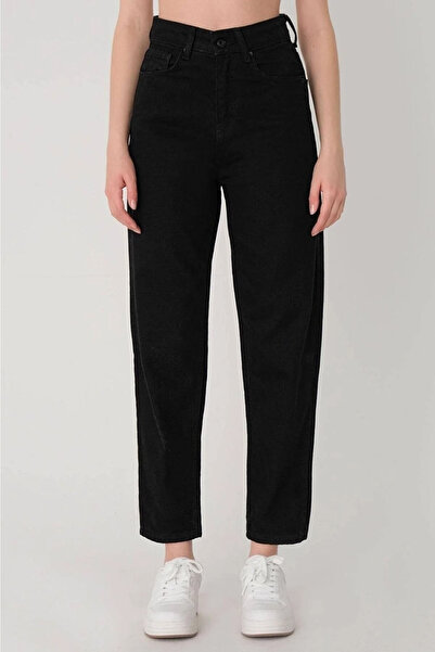 aideen PerenAideen Milano New Sezon İvan  Queen Siyah Slim Fit Mom Jean Yükse...