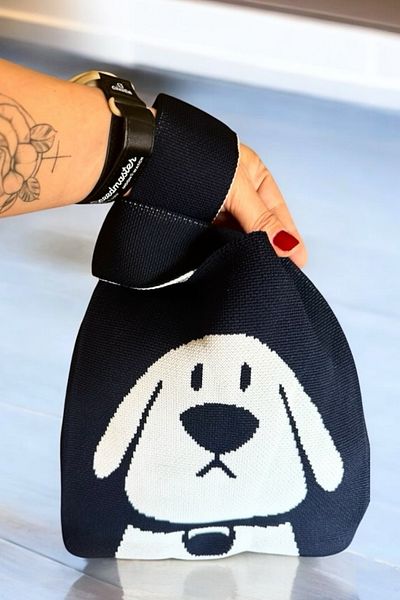 Pinty Design Knitwear Pati Poşet Women's Handbag